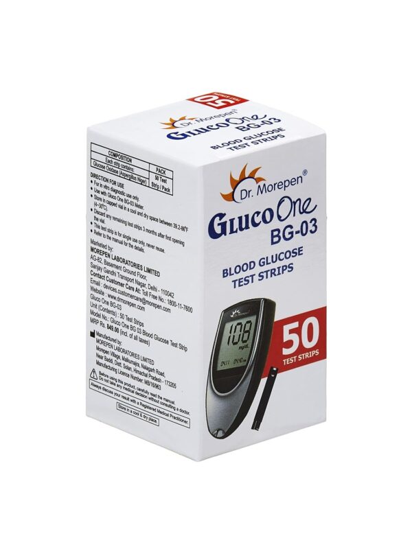 Dr Morepen Gluco Strip 50 Test