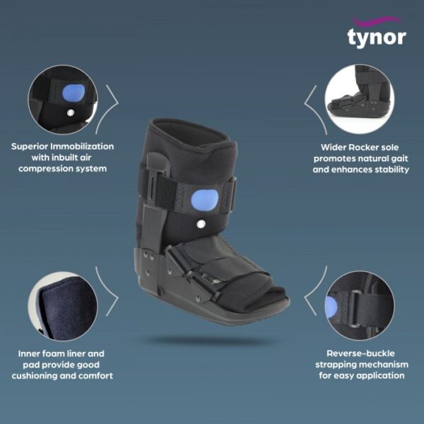 Tynor Walker Boot Air Short