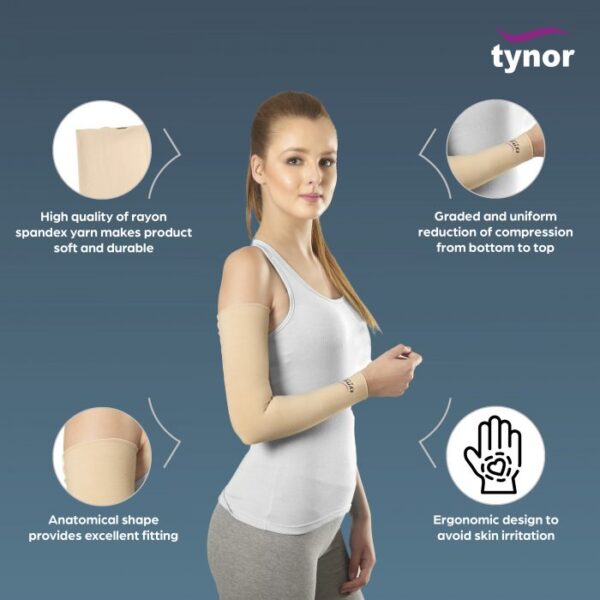 Tynor Compression Garment Arm Sleeve