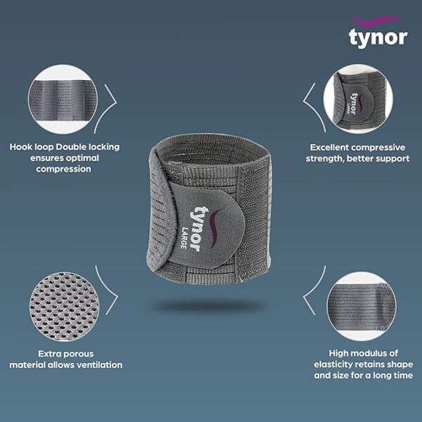 Tynor Wrist brace With Double Lock